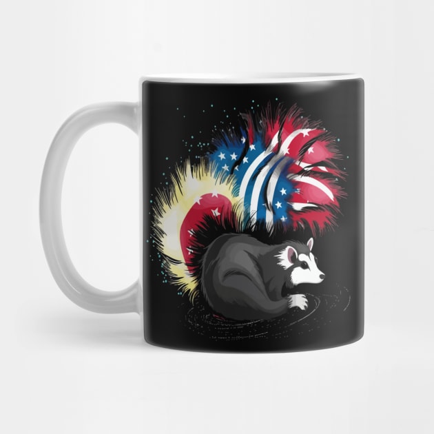 Patriotic Skunk by JH Mart